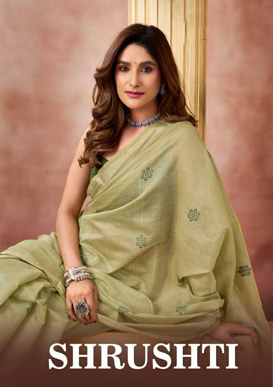 Gobuni Shrushti Cotton Designer Saree