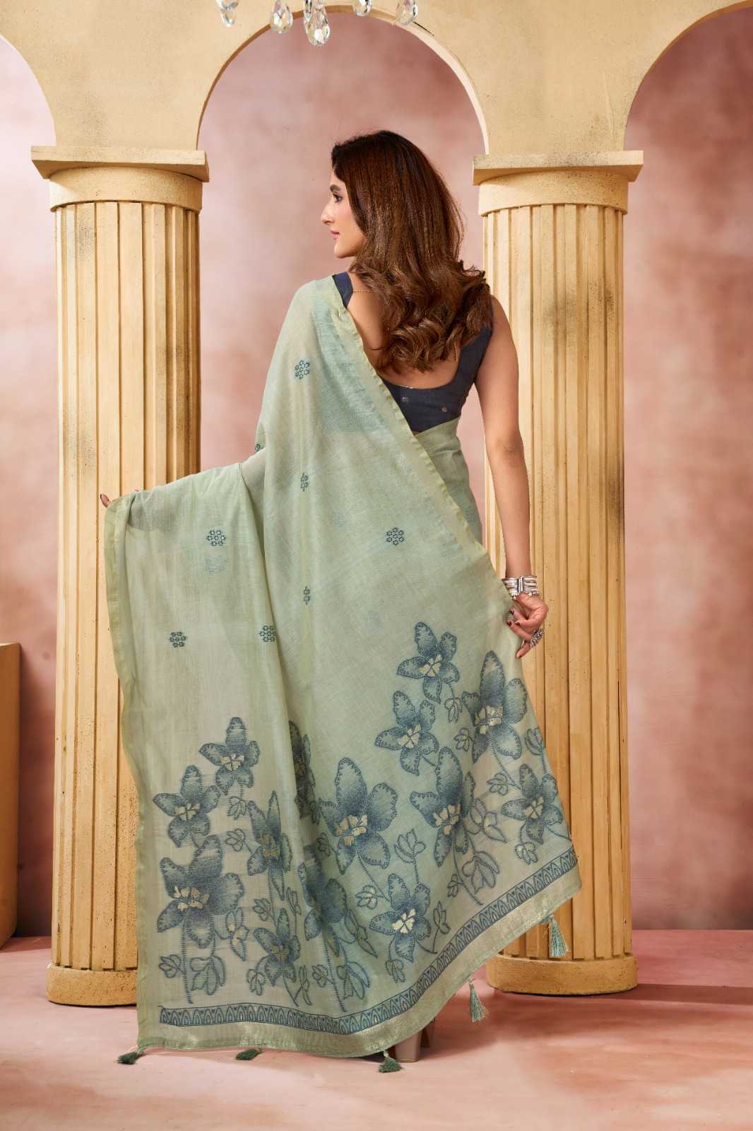 Gobuni Shrushti Cotton Designer Saree