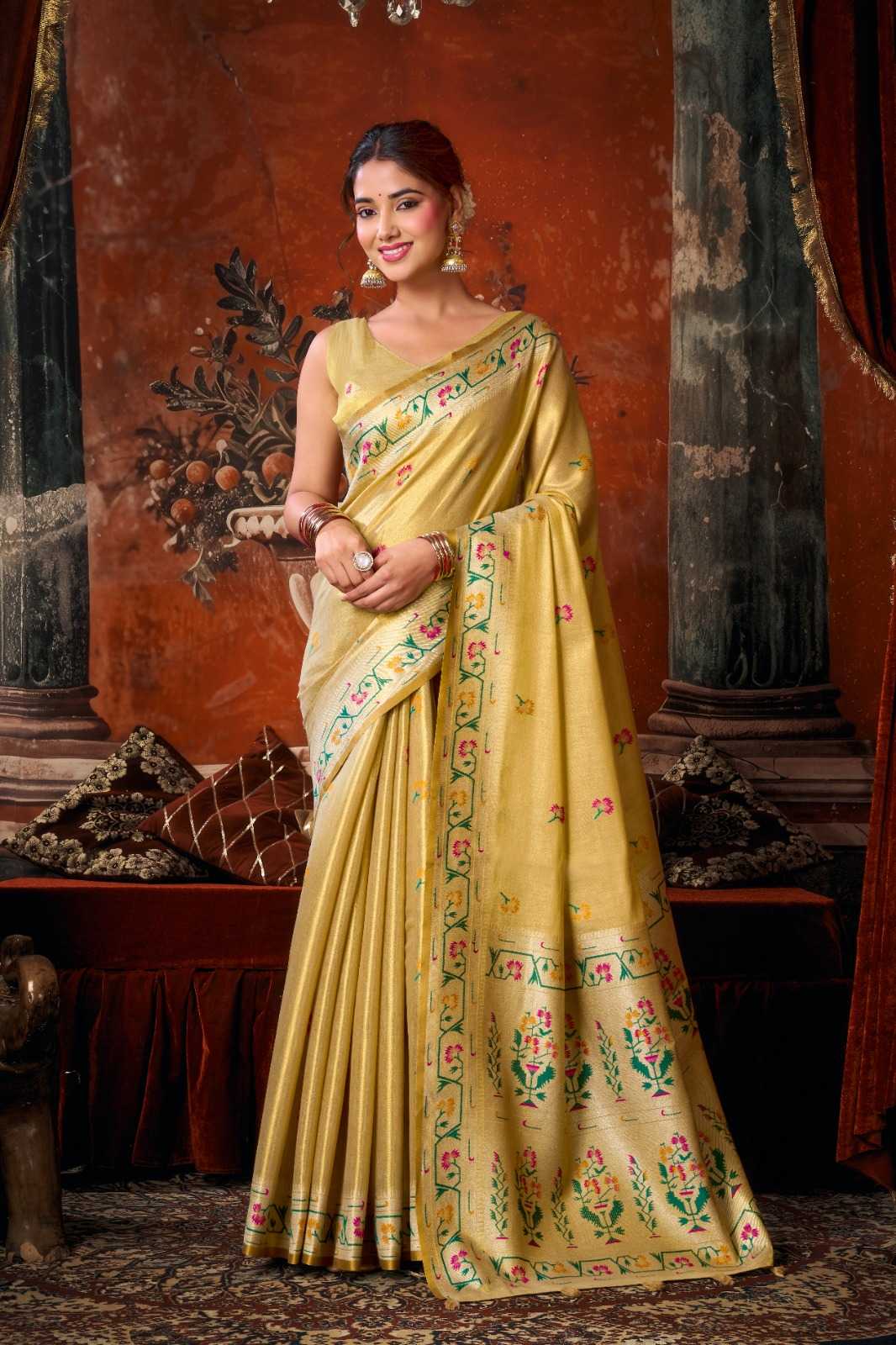 Tissue Silk Party Wear Saree