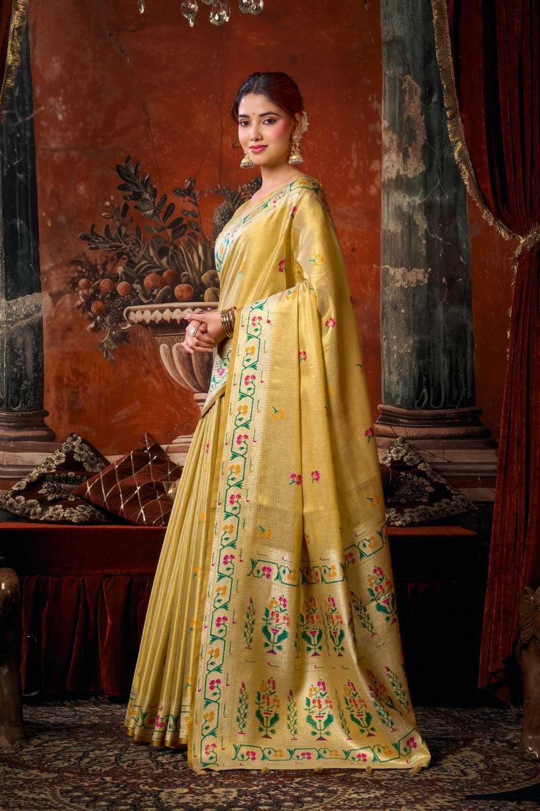 Tissue Silk Party Wear Saree
