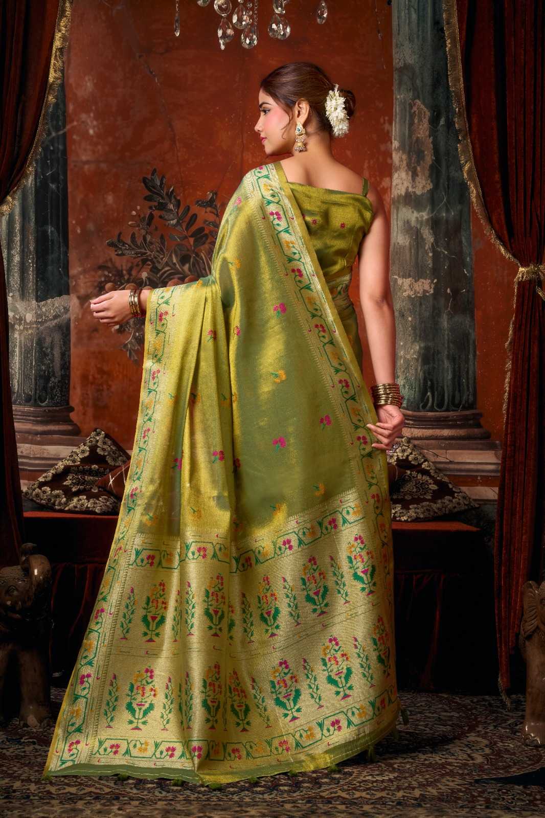 Tissue Silk Party Wear Saree