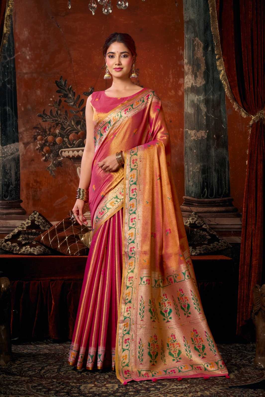 Tissue Silk Party Wear Saree