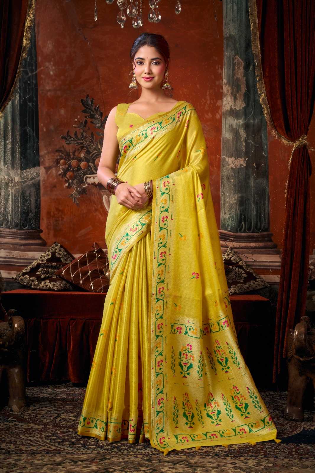 Tissue Silk Party Wear Saree
