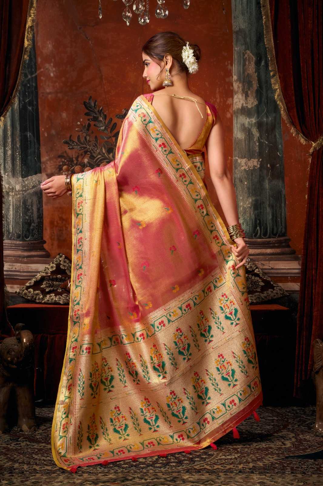 Tissue Silk Party Wear Saree
