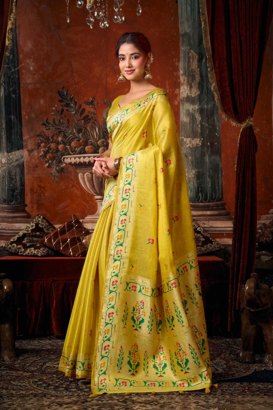 Tissue Silk Party Wear Saree