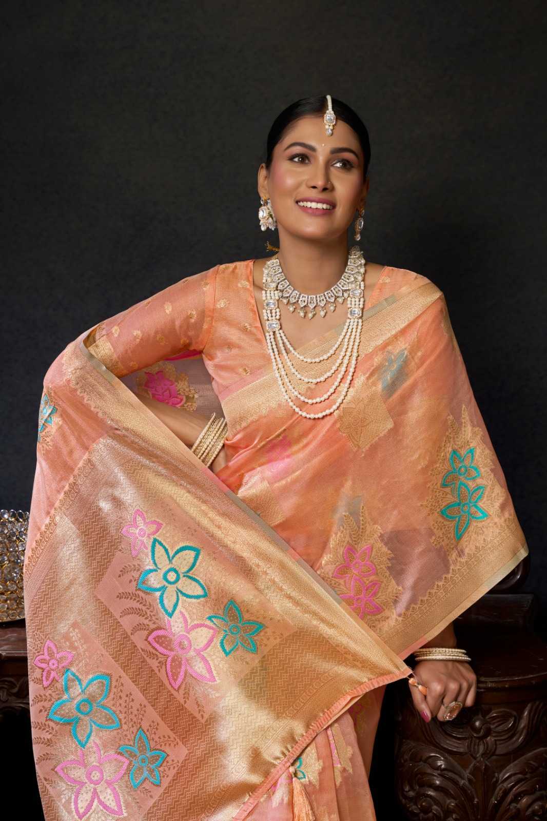 Organza Designer Saree