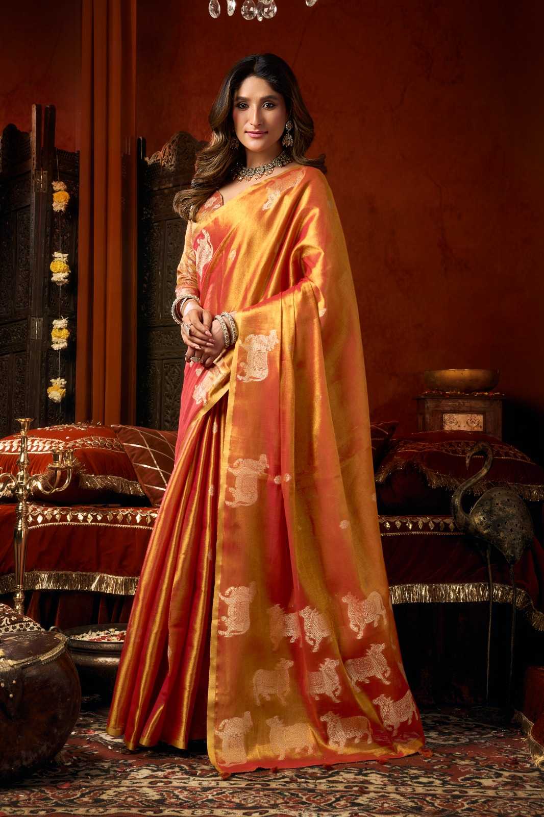 Gobuni Supriya Tissue Designer Saree