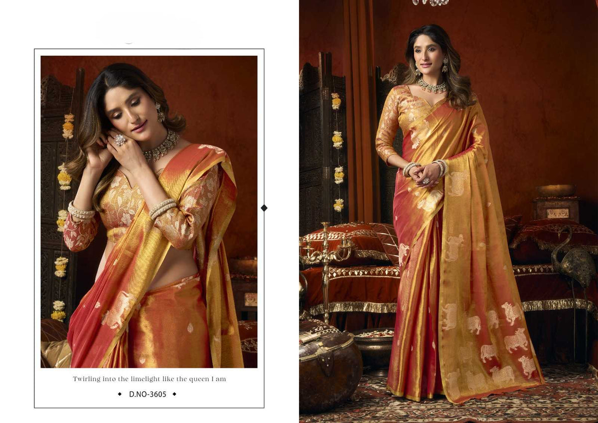 Gobuni Supriya Tissue Designer Saree