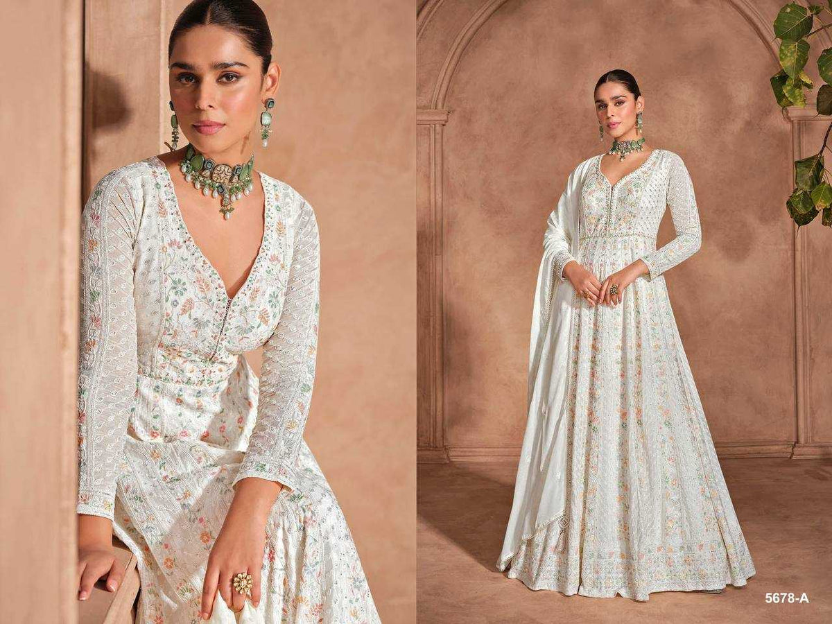 Izhaar Chinon Fancy Gown