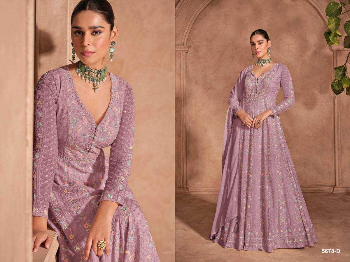 Izhaar Chinon Fancy Gown