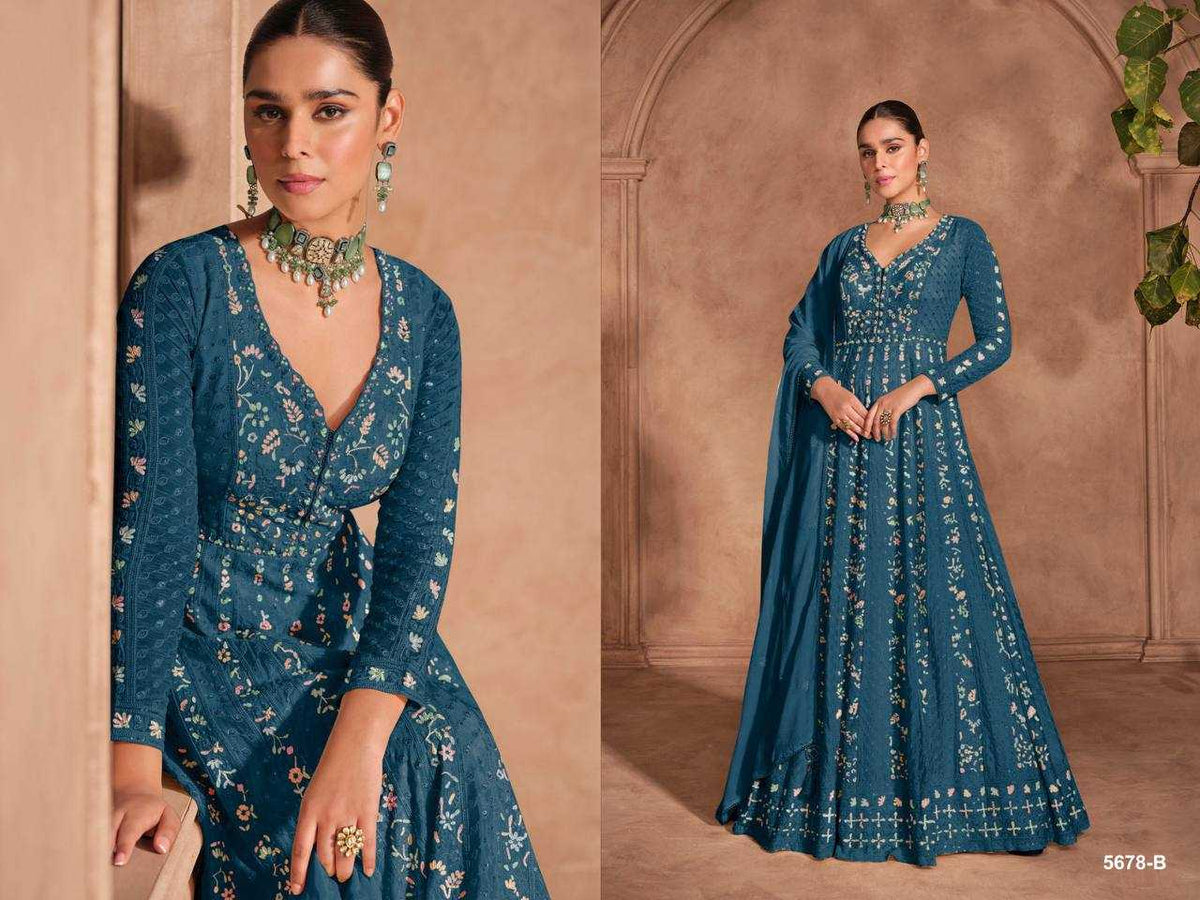 Izhaar Chinon Fancy Gown