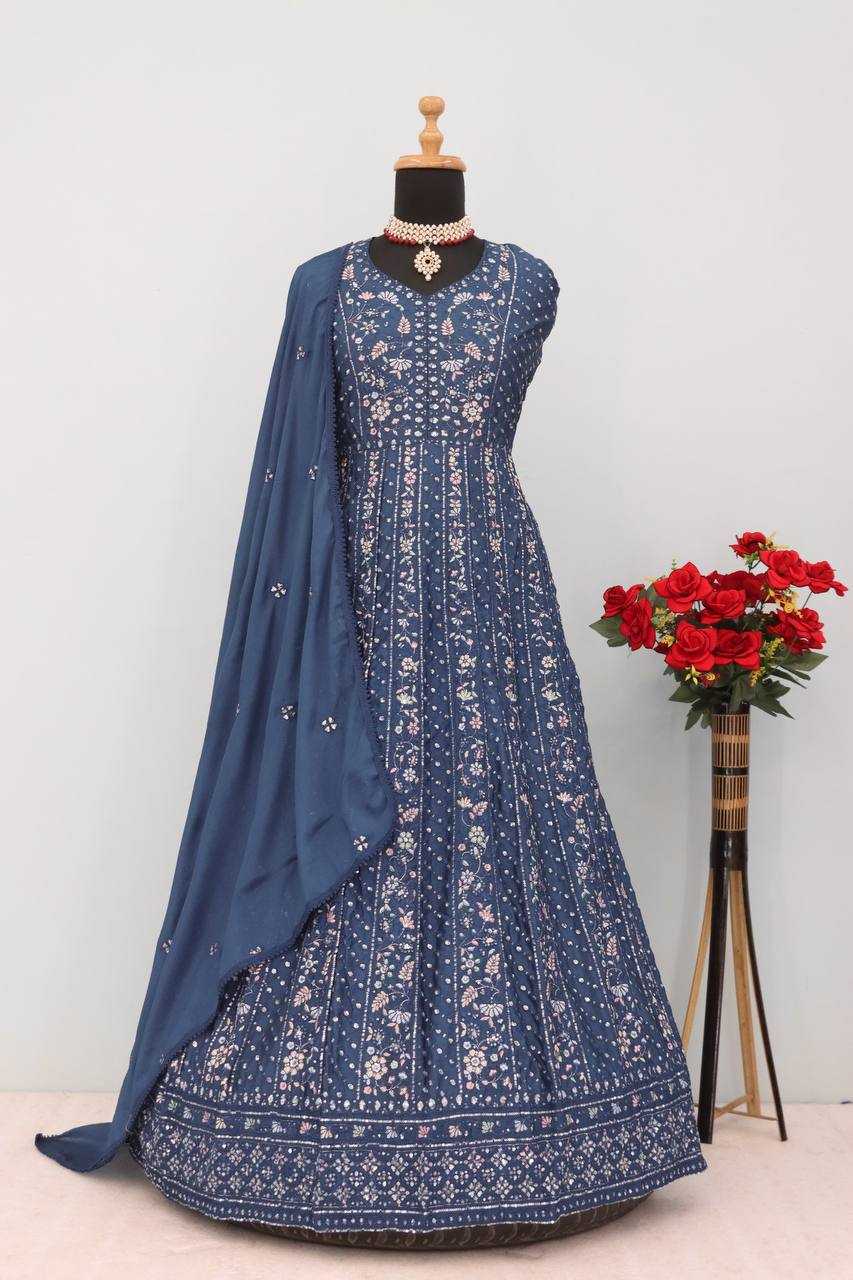 Izhaar Chinon Fancy Gown