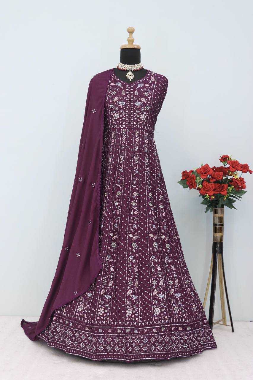 Izhaar Chinon Fancy Gown