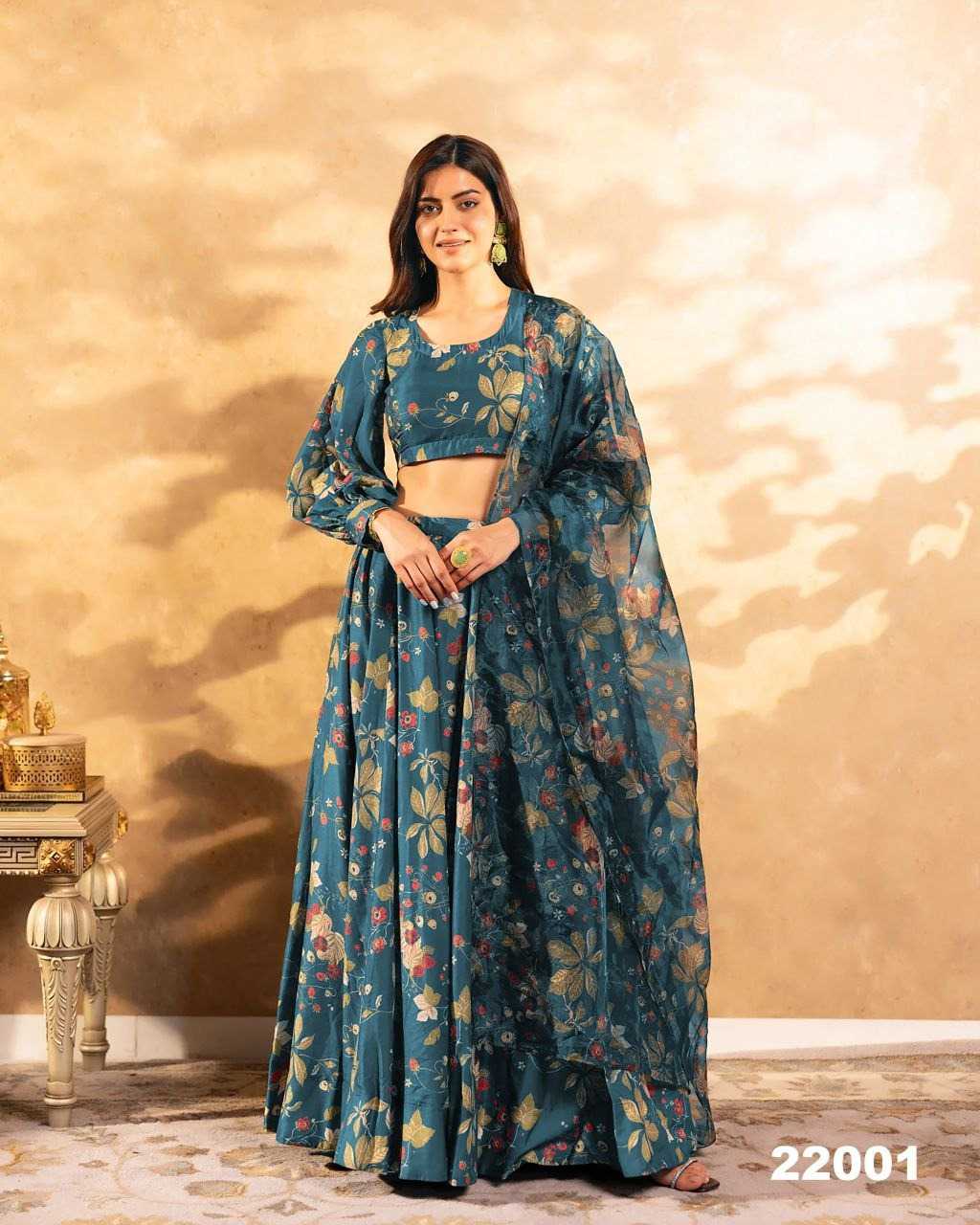 Lucaya Chinon Silk Traditional Lehenga