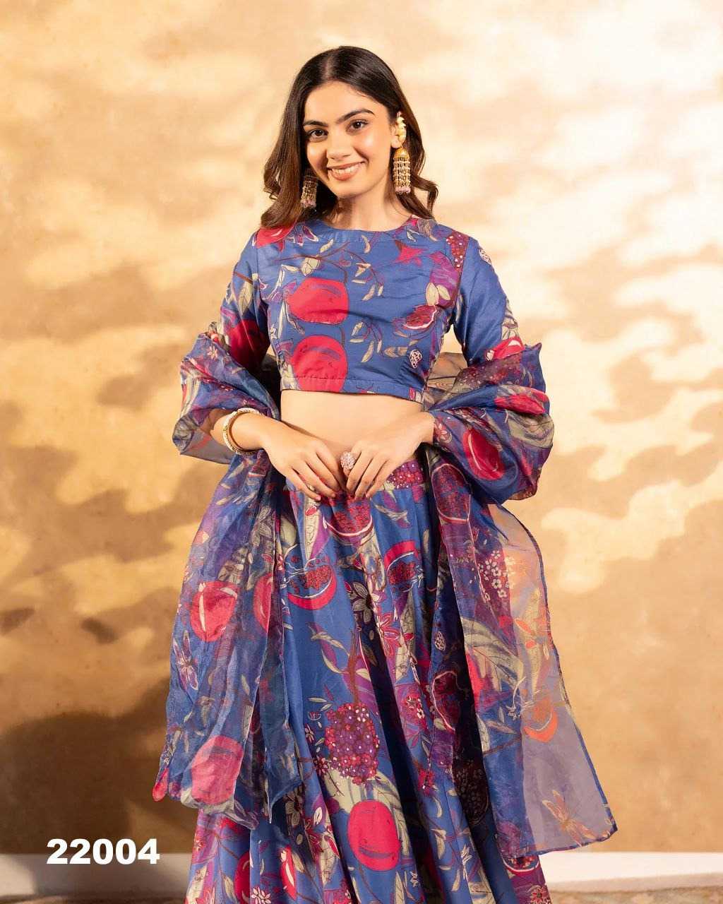 Lucaya Chinon Silk Traditional Lehenga