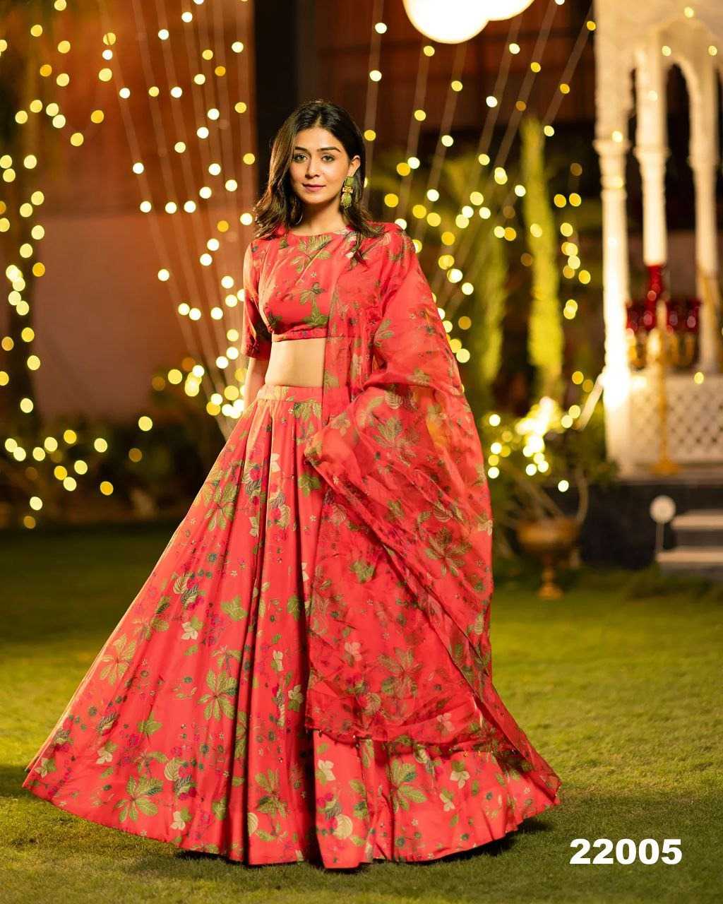 Lucaya Chinon Silk Traditional Lehenga
