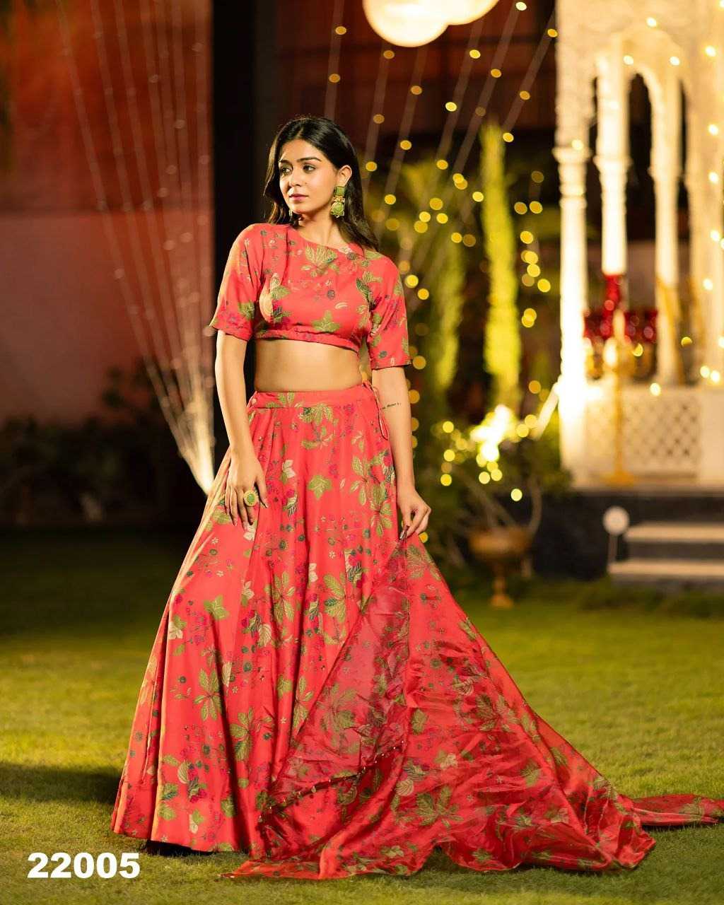 Lucaya Chinon Silk Traditional Lehenga