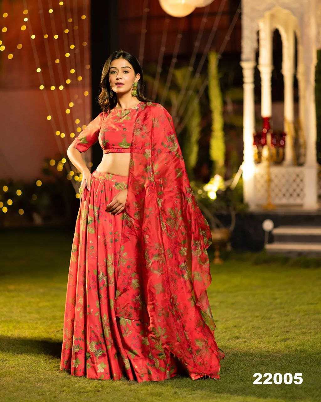 Lucaya Chinon Silk Traditional Lehenga