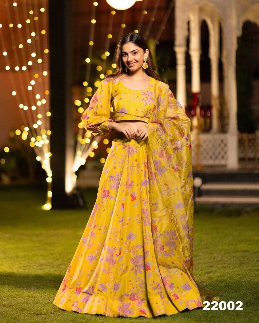 Lucaya Chinon Silk Traditional Lehenga