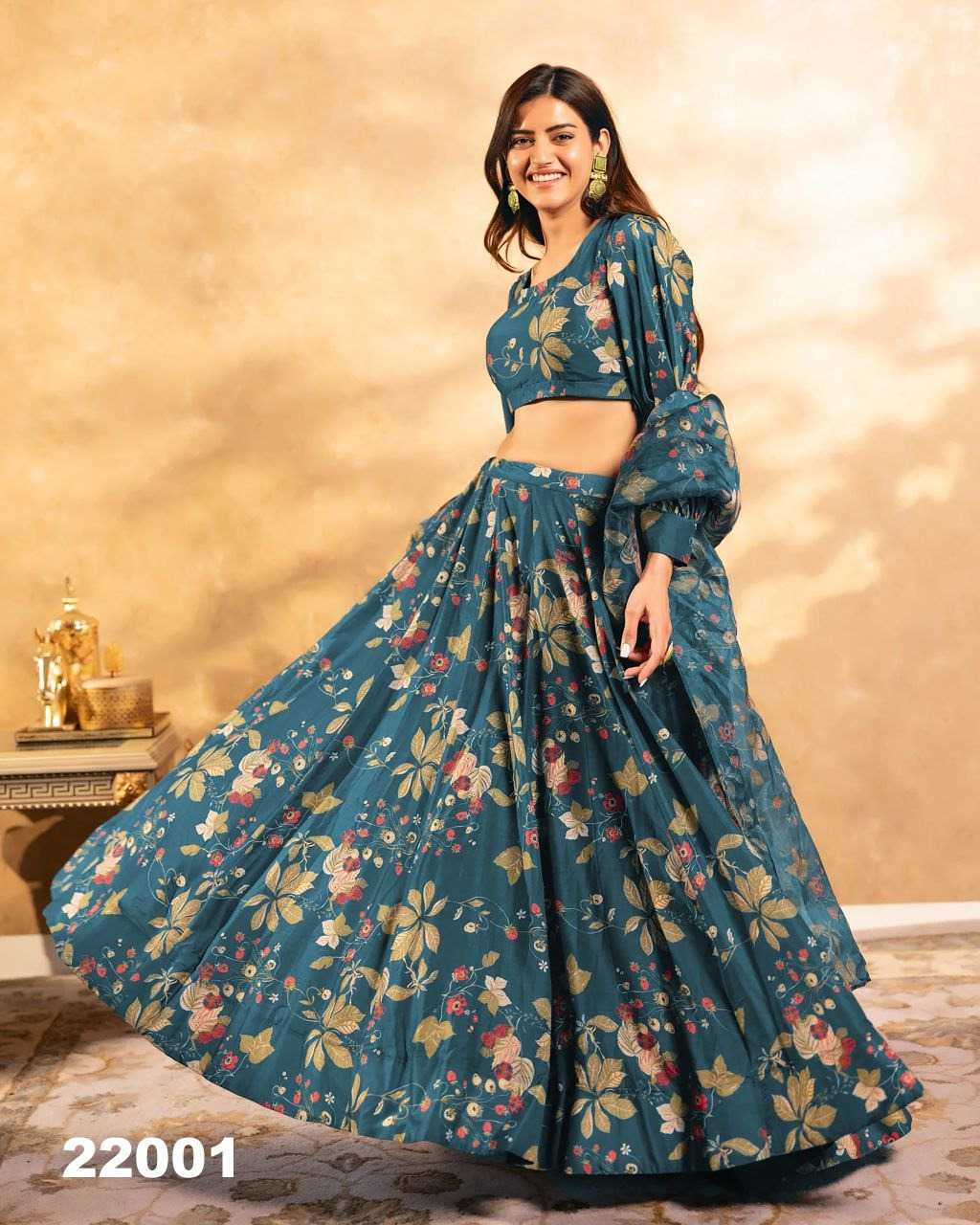Lucaya Chinon Silk Traditional Lehenga