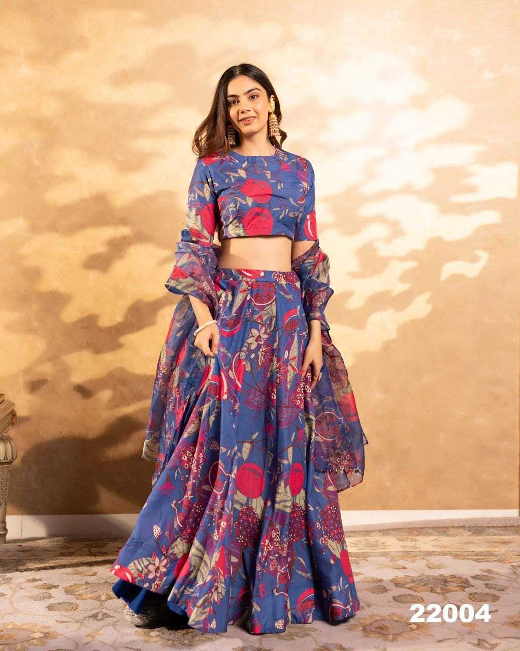 Lucaya Chinon Silk Traditional Lehenga