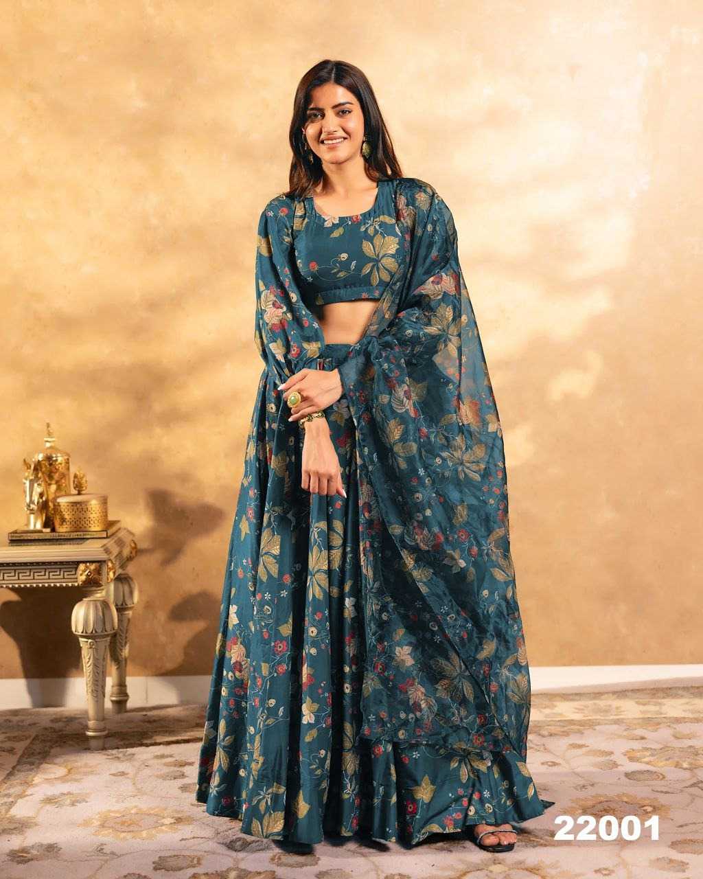 Lucaya Chinon Silk Traditional Lehenga