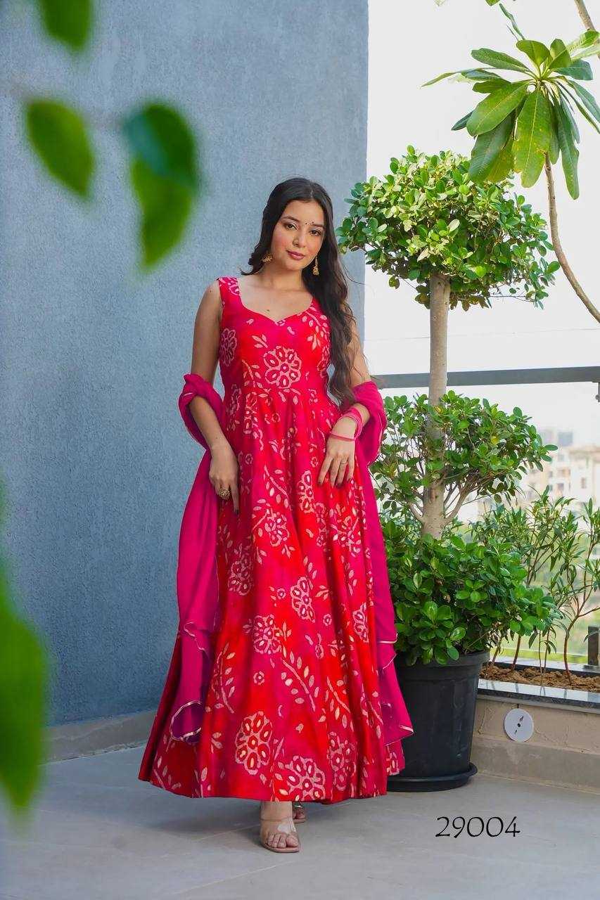 Lucaya Georgette Printed Gown