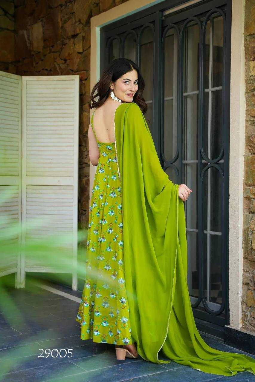 Lucaya Georgette Printed Gown
