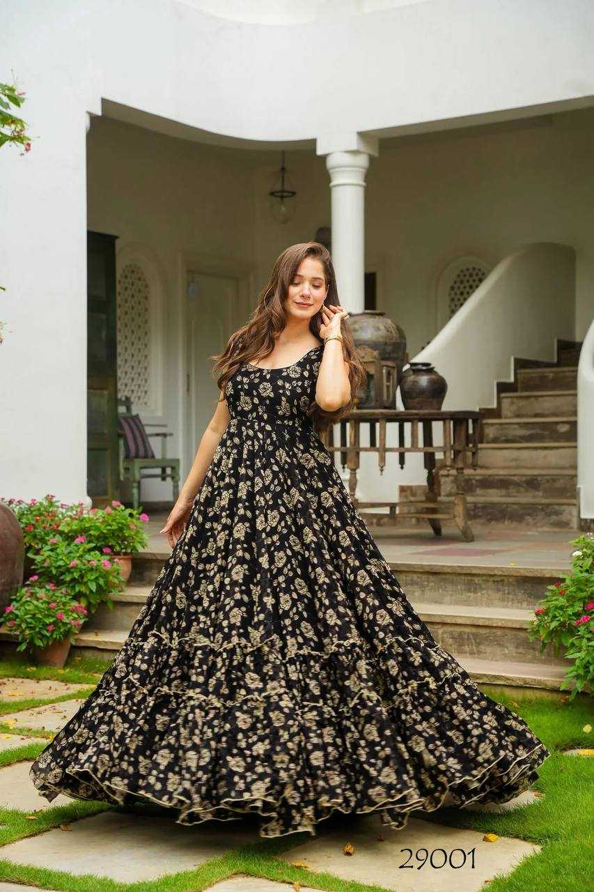 Lucaya Georgette Printed Gown