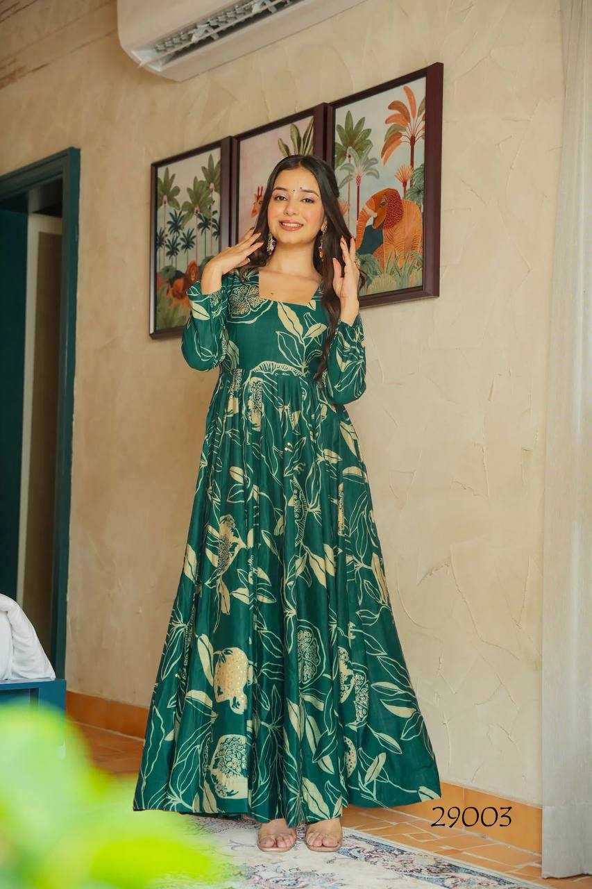 Lucaya Georgette Printed Gown