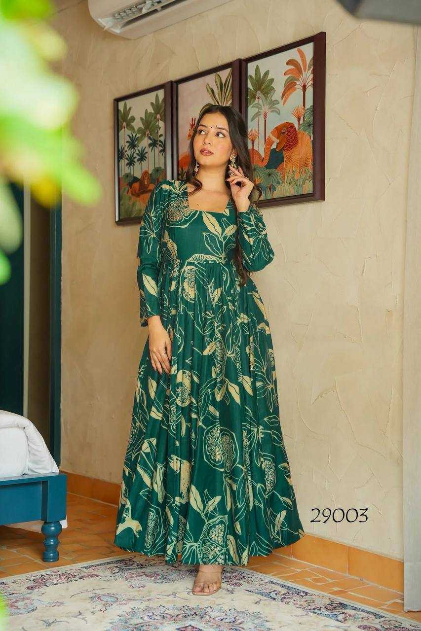 Lucaya Georgette Printed Gown