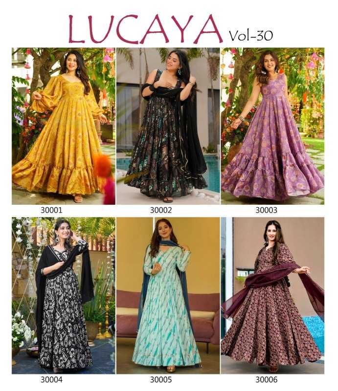 Lucaya Chinon Printed Gown
