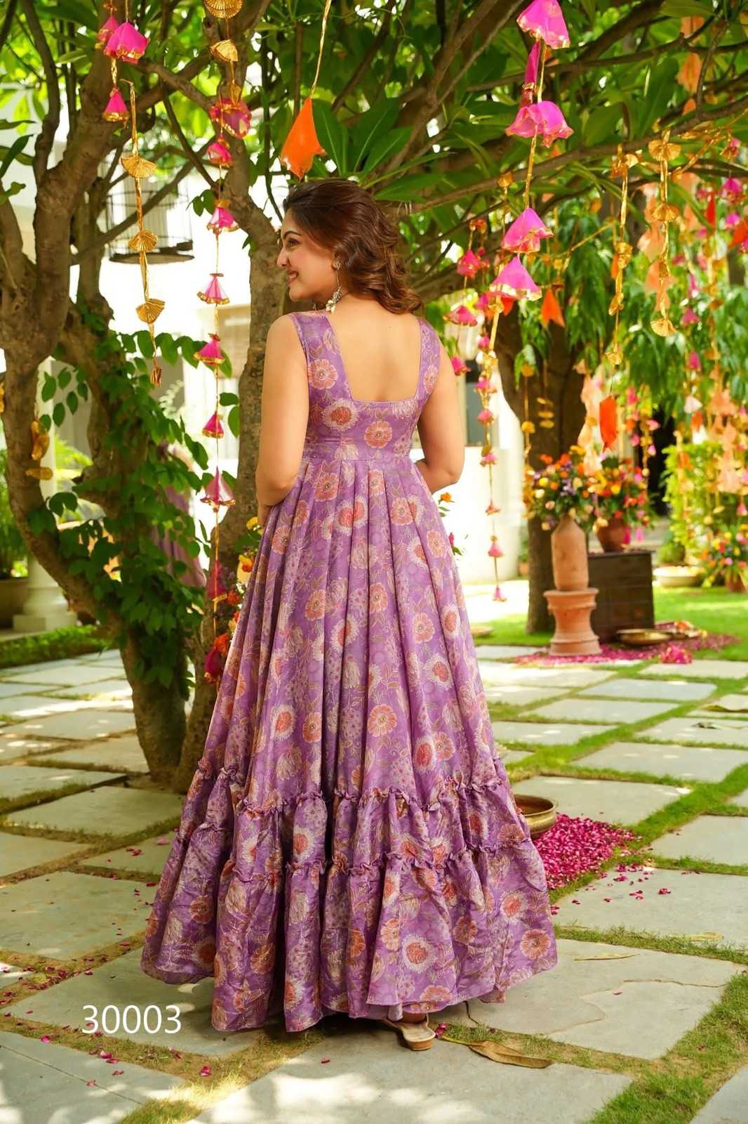 Lucaya Chinon Printed Gown