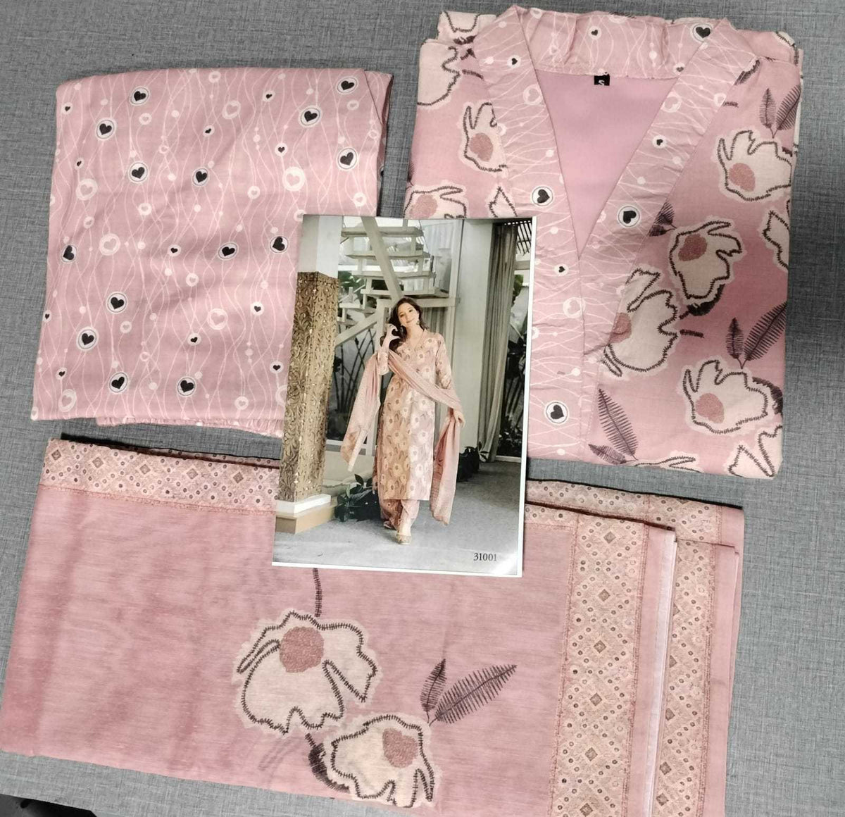 Lucaya Cotton Cambric Printed Suit