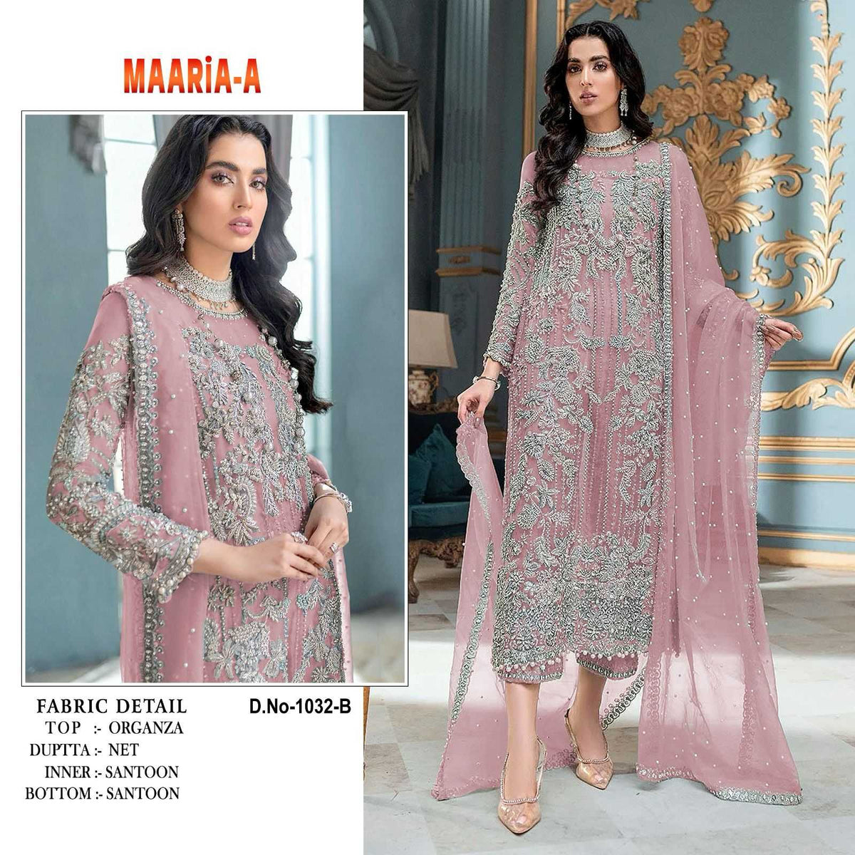 Maaria~a Organza Ladies Suit