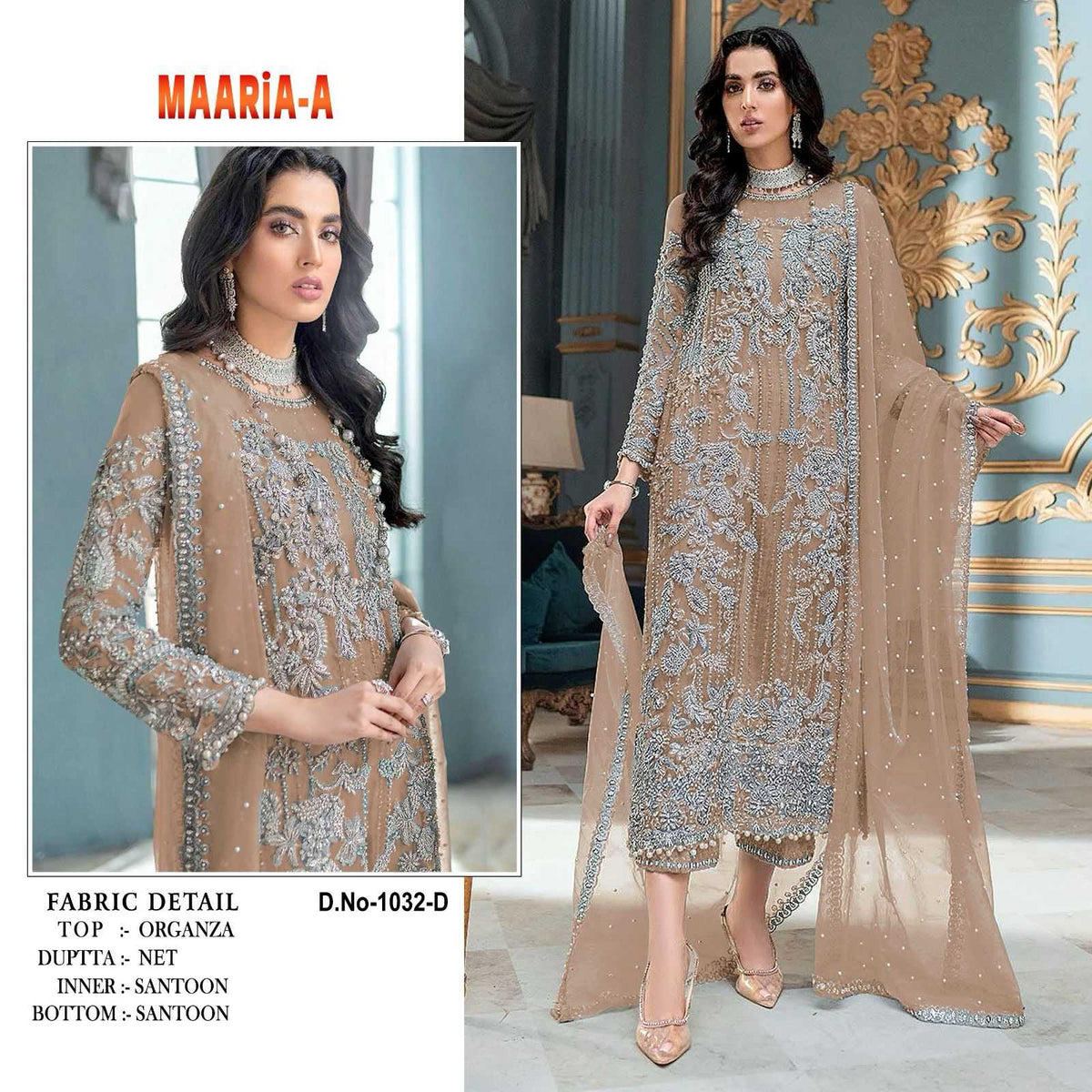 Maaria~a Organza Ladies Suit