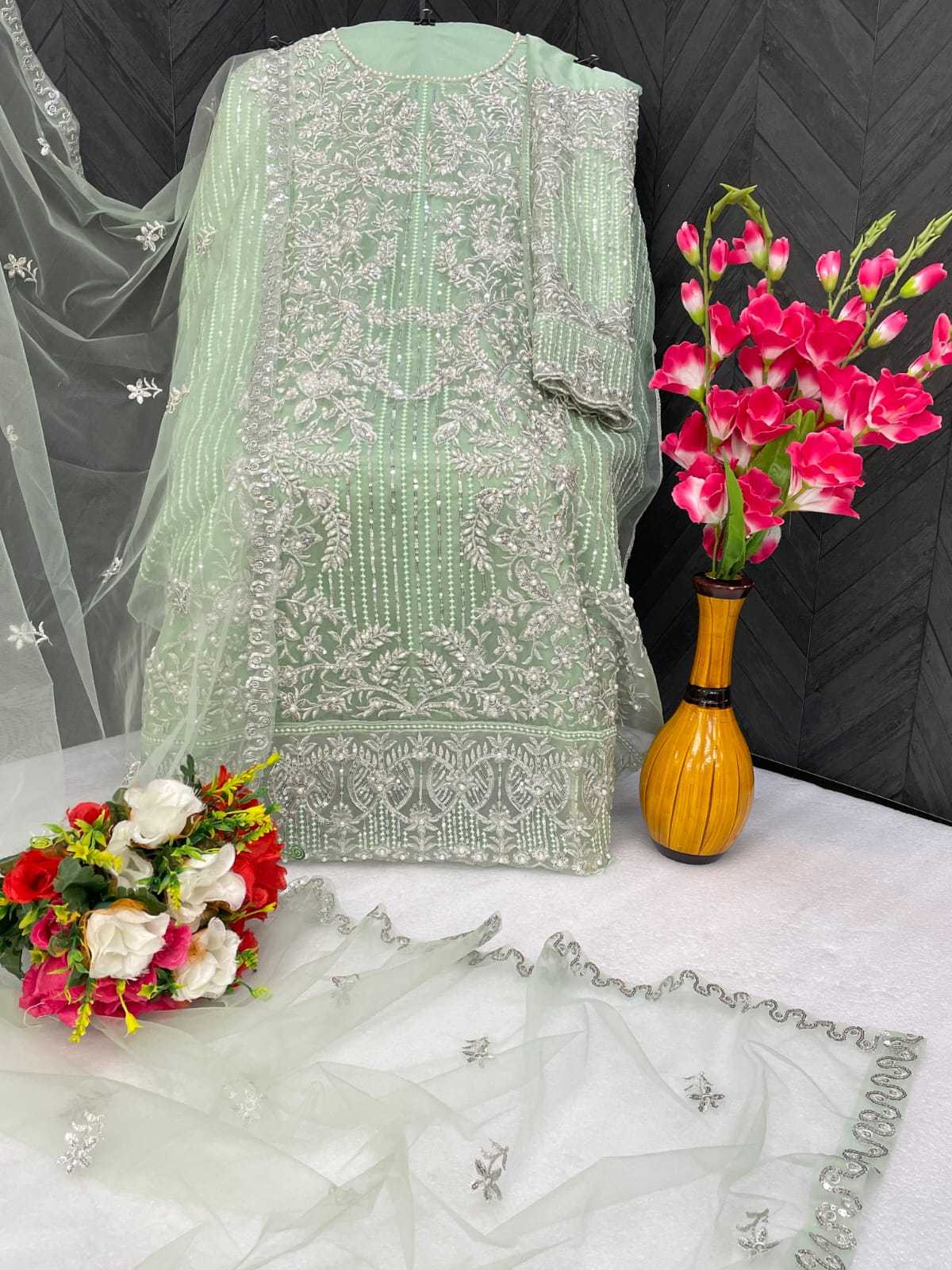 Maaria~a Organza Ladies Suit