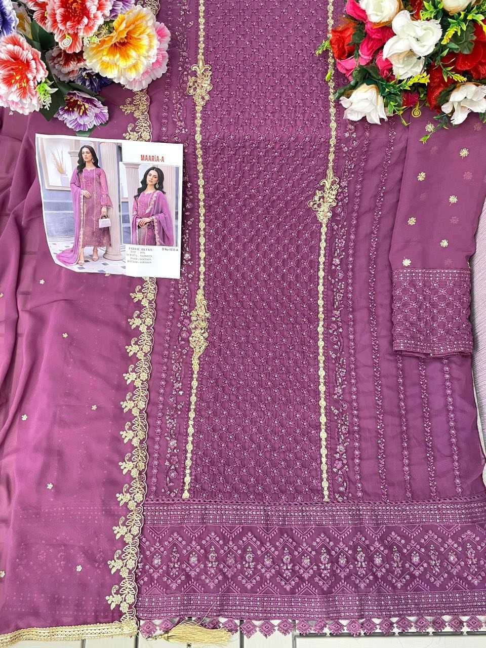 Maaria-a Faux Georgette Suit