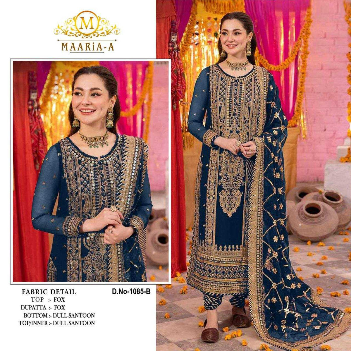 Maaria~a Faux Georgette Ladies Suit