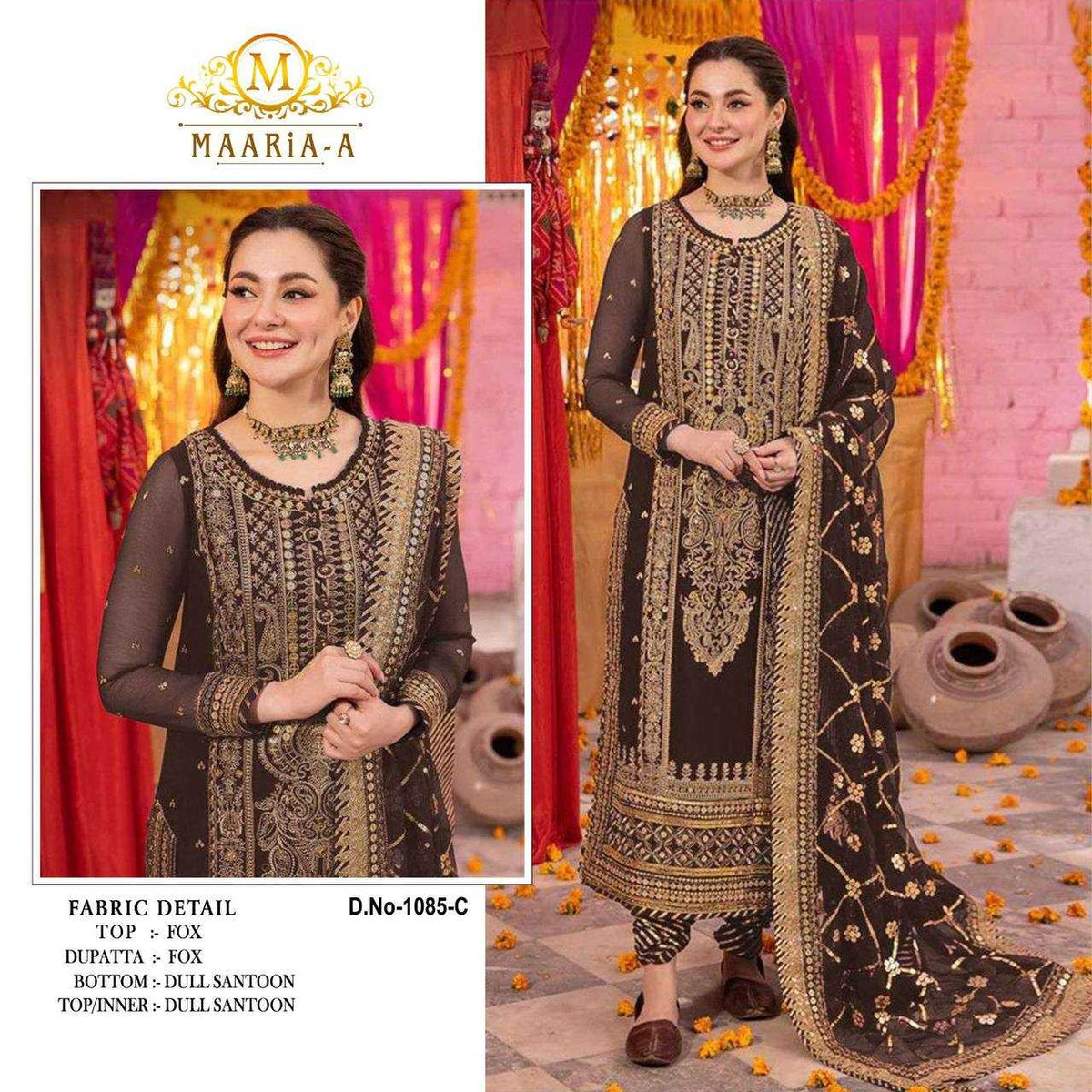 Maaria~a Faux Georgette Ladies Suit