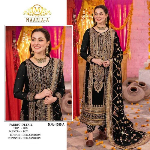 Maaria~a Faux Georgette Ladies Suit