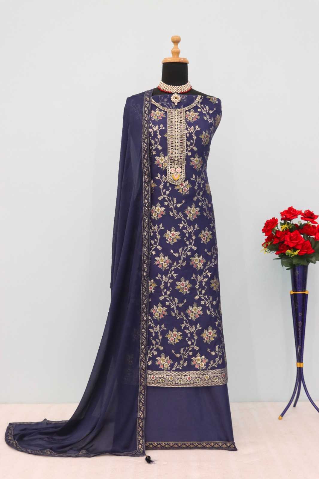 Meena Pure Viscos Embroidery Suit