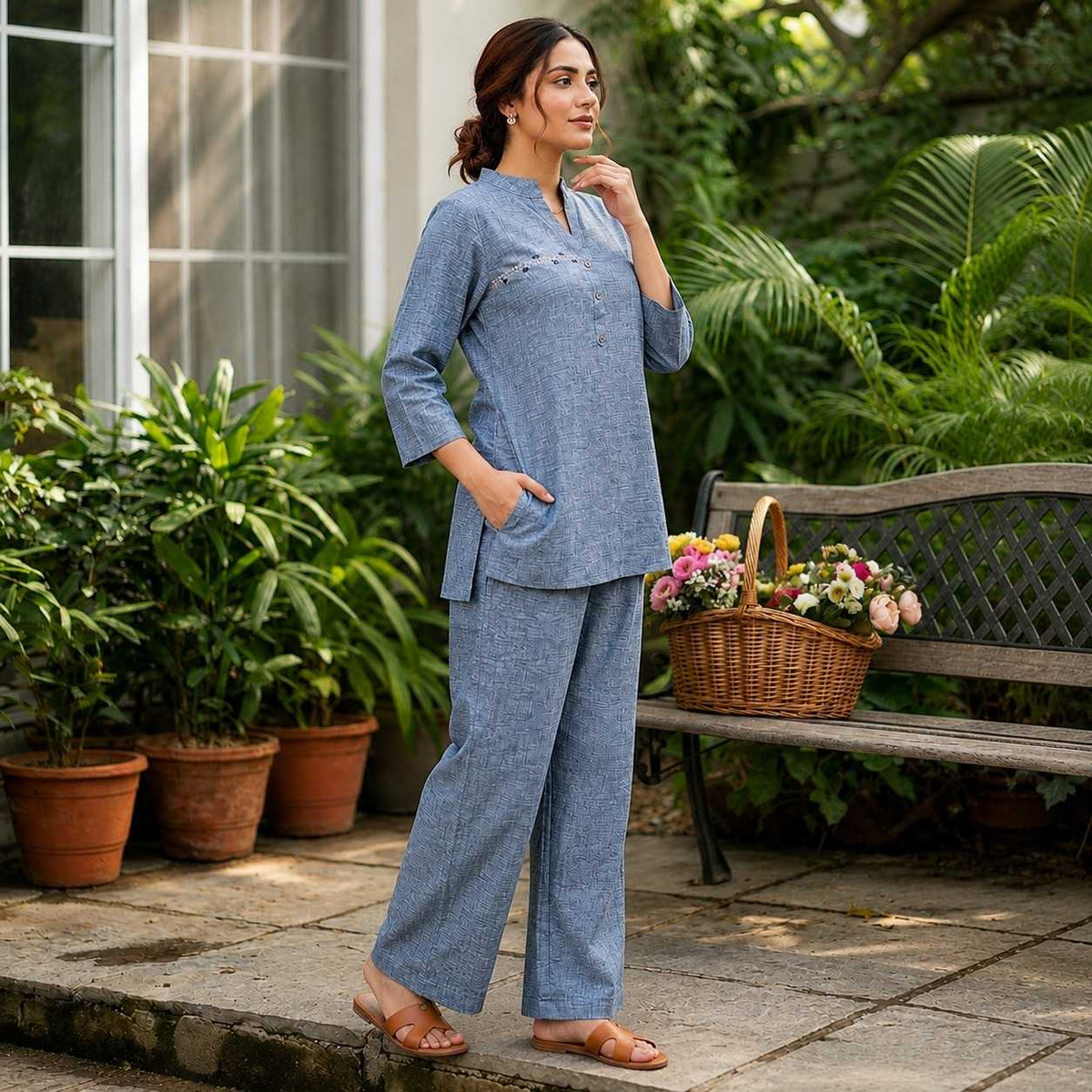 Monalisha Cotton Co-ord Set
