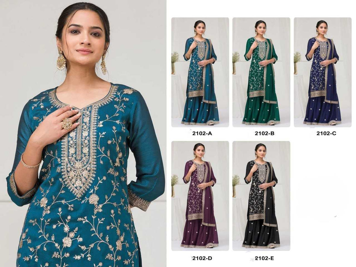 Pavitra Heavy Silk Embroidery Suit