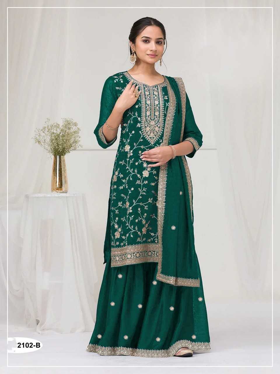 Pavitra Heavy Silk Embroidery Suit