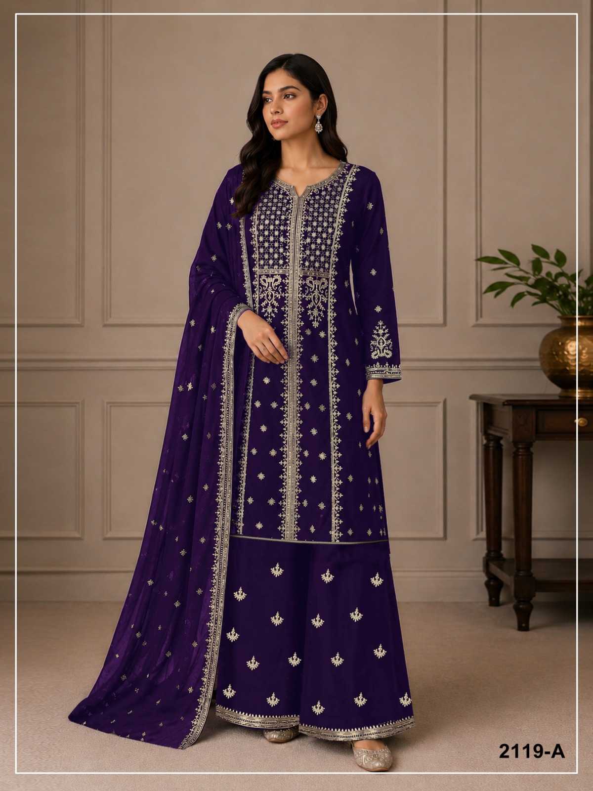 Pavitra Faux Georgette Saree