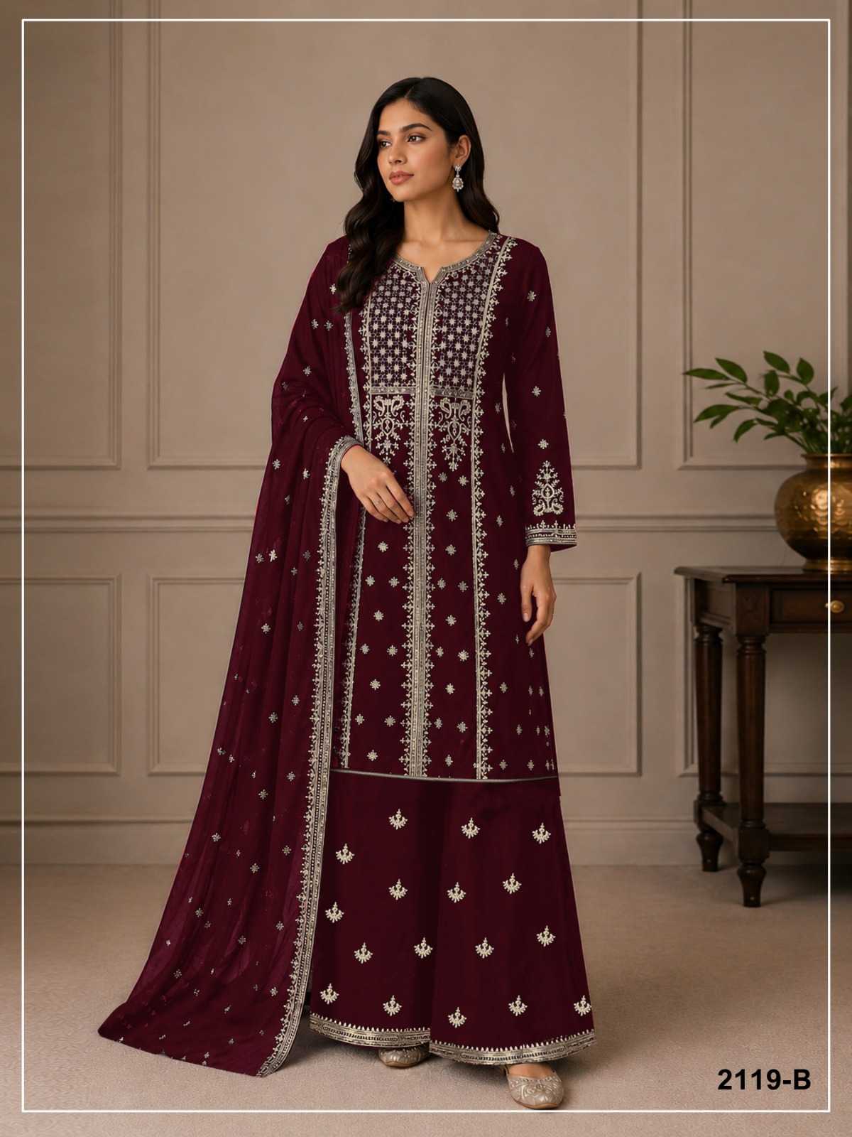Pavitra Faux Georgette Saree