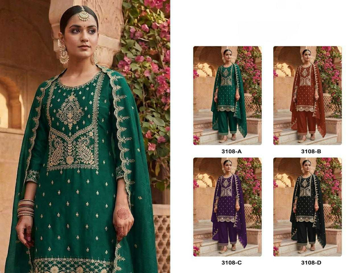 Pavitra Crush Silk Ladies Suit