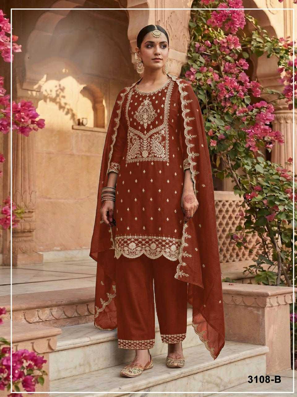 Pavitra Crush Silk Ladies Suit