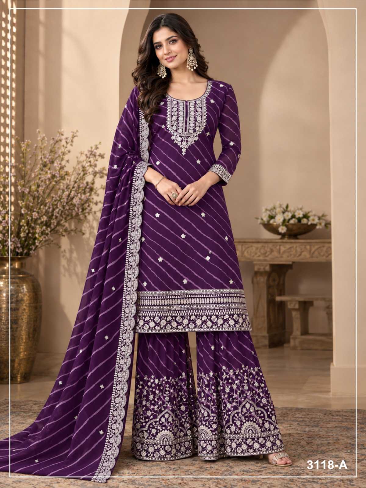 Pavitra Faux Georgette Printed Suit